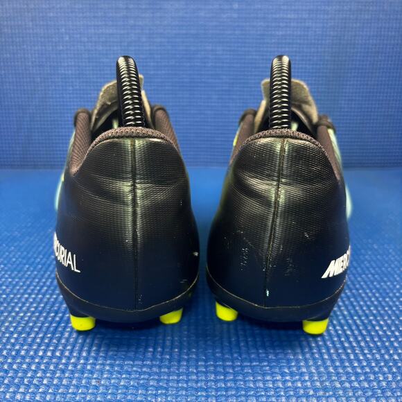 🔴 Nike Mercurial Vortex 3 Women`s Size 8.5 Blue Black Soccer Cleats 844245-400 - Picture 4 of 8